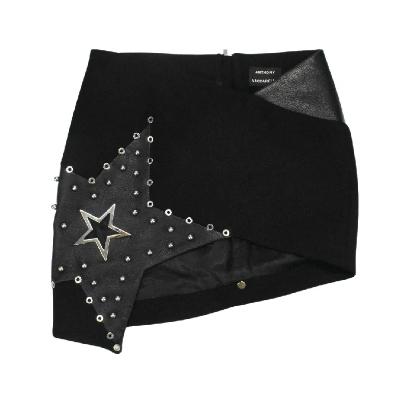 Anthony Vaccarello Mini-Skirt - Women's 36 linen skirt natural