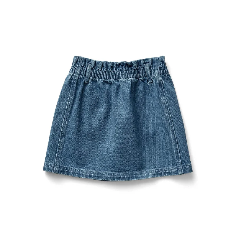 Filipa Skirt in Eco Wash by Soor Ploom leather skirt modern