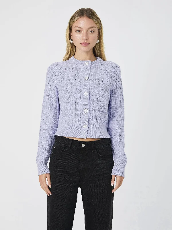 Lurex Tweed Knit Cardigan Nylon Fabric Polyester Fabric Spandex Fabric