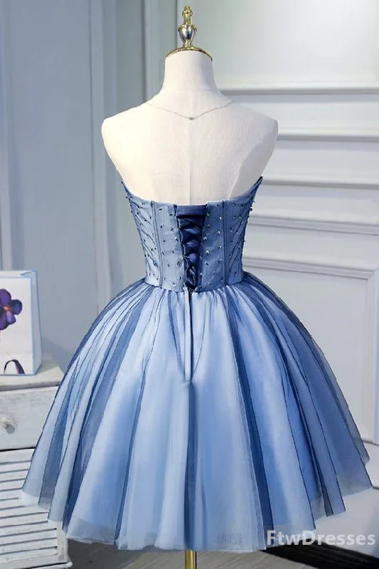 cute strapless beaded short party dress sweetheart mini bridesmaid dresses Tunics Evening elegant cute strapless beaded short party dress sweetheart mini bridesmaid dresses Tunics Evening elegant