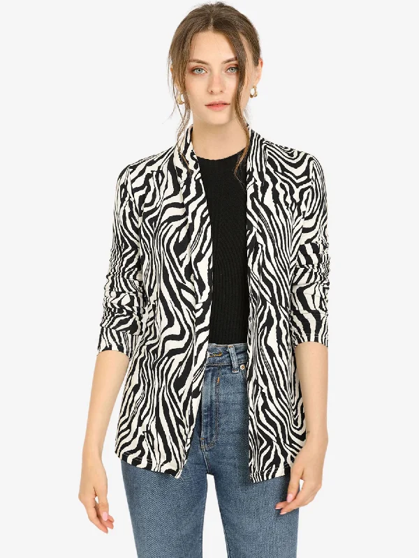 Long Sleeve Shawl Collar Open Front Straight Knit Cardigan Sequined Glittery Shiny