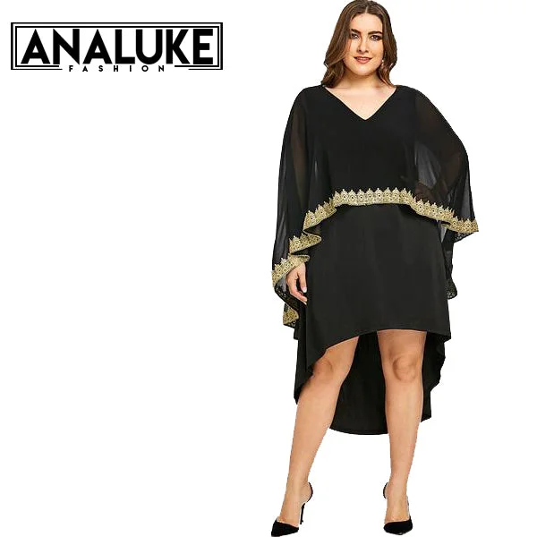 Black Long Sleeve Chiffon Party Dress sweetheart Neckline Romantic