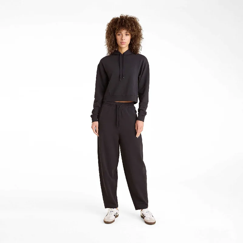 CloudTech Boyfriend Pant | Black Cozy Full-Length Pants