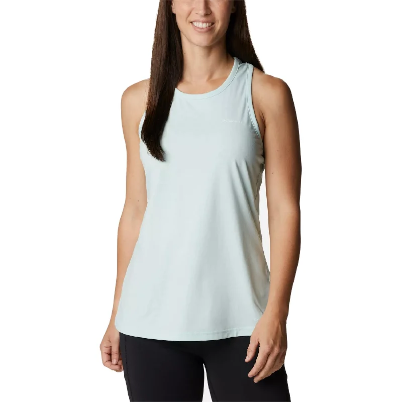 Women's Columbia Sun Trek Racerback Tank Icy Morn vibrant tank top
