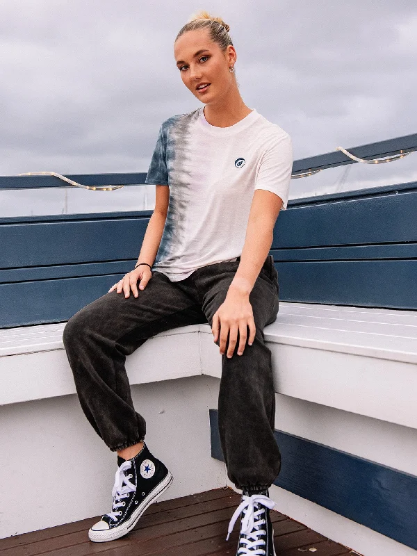 Truly Stoked Pants - Black Trendy Wide-Leg Pants