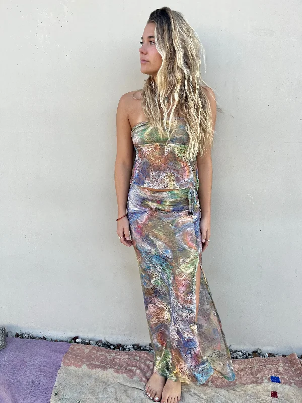 Playa Akumal Maxi Skirt lace skirt intricate