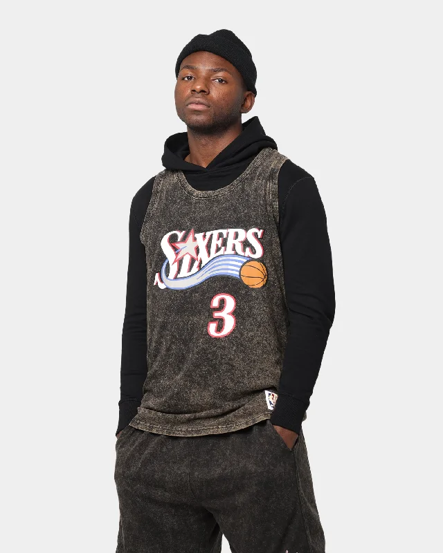 Mitchell & Ness Philadelphia 76ers Quintessential Acid Tank Black black tank top