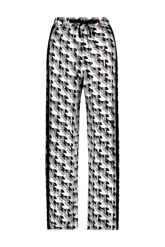 TERAL PRINTED SILK TWILL PAJAMA PANT Relaxed Casual Leggings