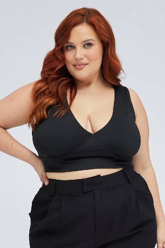 Black Tank Top V-neck white tank top