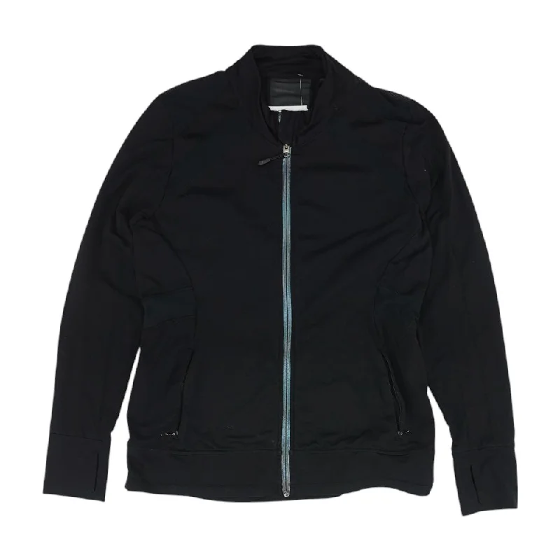 Black Solid Active Jacket Herringbone Jacket Checkered Jacket Solid Jacket