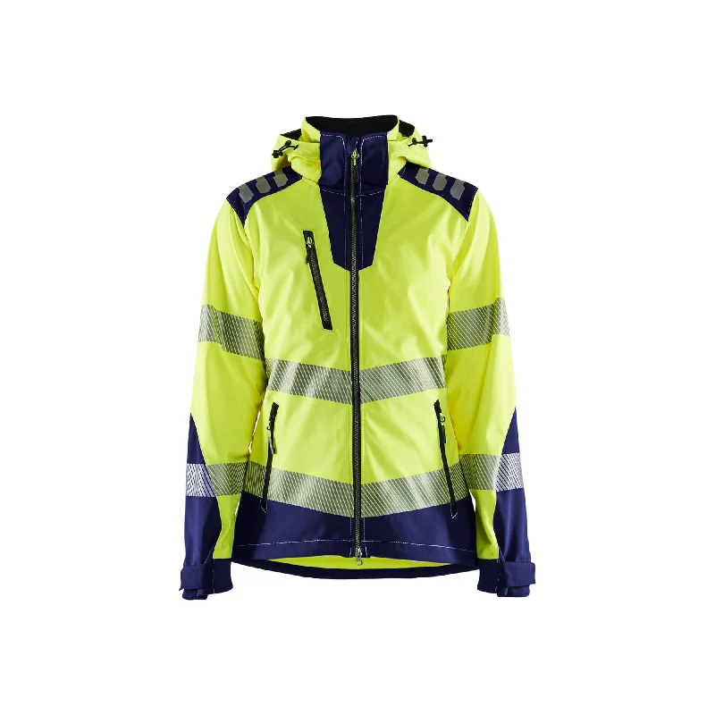 Blaklader 4791 Ladies Hi-Vis Softshell Jacket - Womens (47912513) Fleece Fabric Down Fabric Feather Fabric Blaklader 4791 Ladies Hi-Vis Softshell Jacket - Womens (47912513) Fleece Fabric Down Fabric Feather Fabric