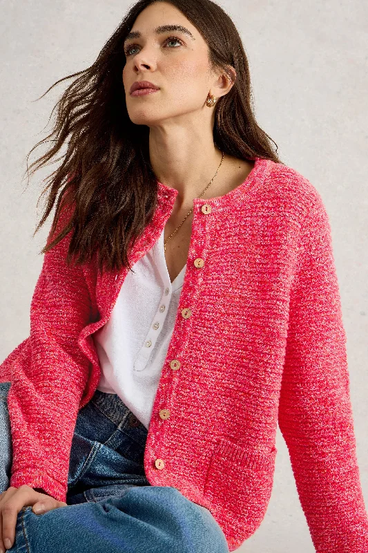 White Stuff Belle Stitchy Bright Pink Cardigan Nylon Fabric Polyester Fabric Spandex Fabric White Stuff Belle Stitchy Bright Pink Cardigan Nylon Fabric Polyester Fabric Spandex Fabric