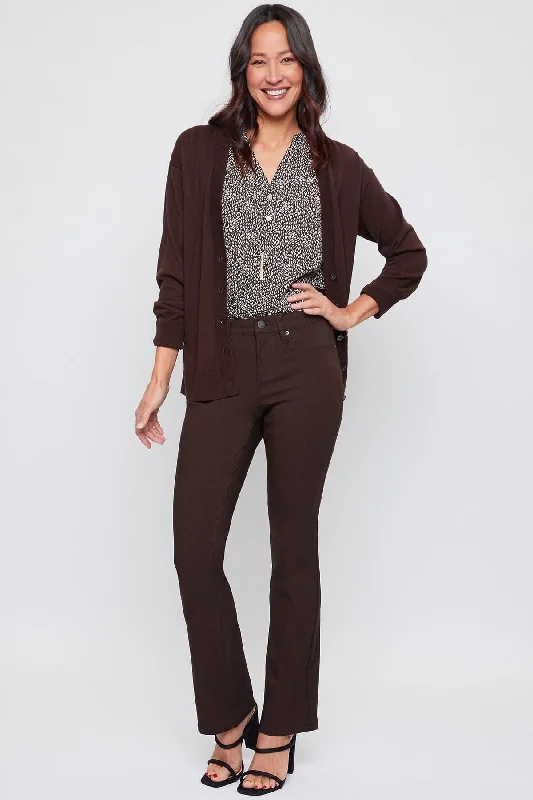Women's Hyperstretch Bootcut Pants, Clove Warm Wool Trousers