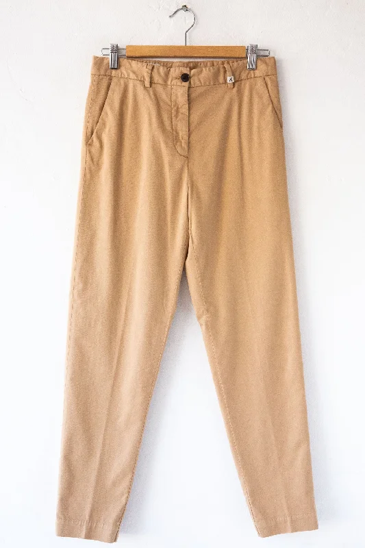 Carrot Slim Fit Pant Chic Checkered Pants
