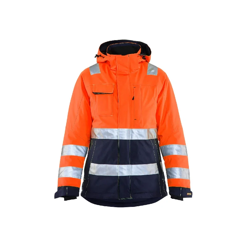 Orange/Navy Blue