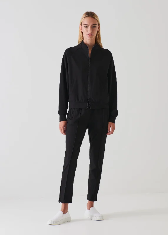 Stretch Track Pant Elegant High-Waist Pants