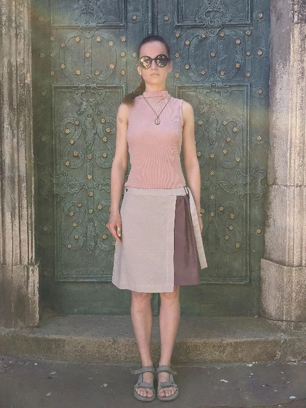 Medium short skirt vintage skirt charm