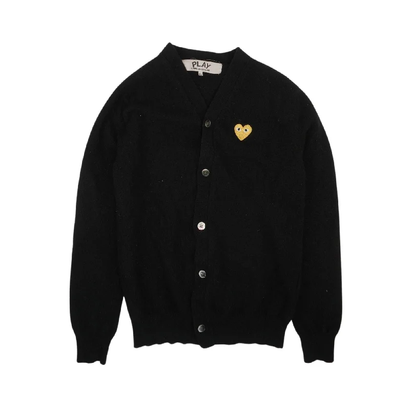 Play Comme des Garcons Cardigan - Women's XL Zippered Buttoned Snapped