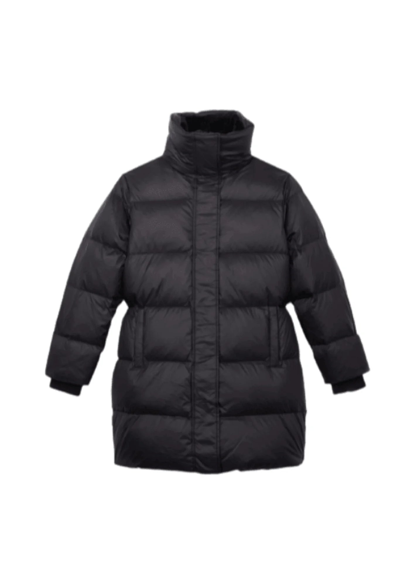 BLACK OVERSIZED DOWN JACKET Jacket Blazer Coat