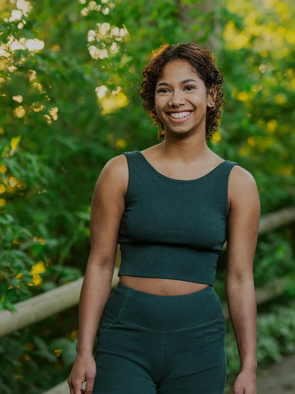 PlantTec™ Reversible Tank (Monstera) peekaboo tank top