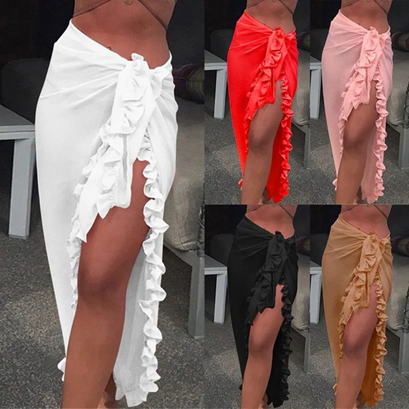 Beach Cover up Skirt wool skirt warm