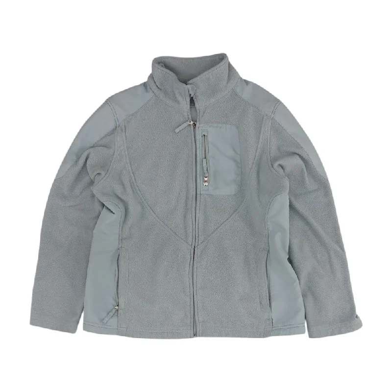 Blue Solid Lightweight Jacket Cardigan Sweater Pullover