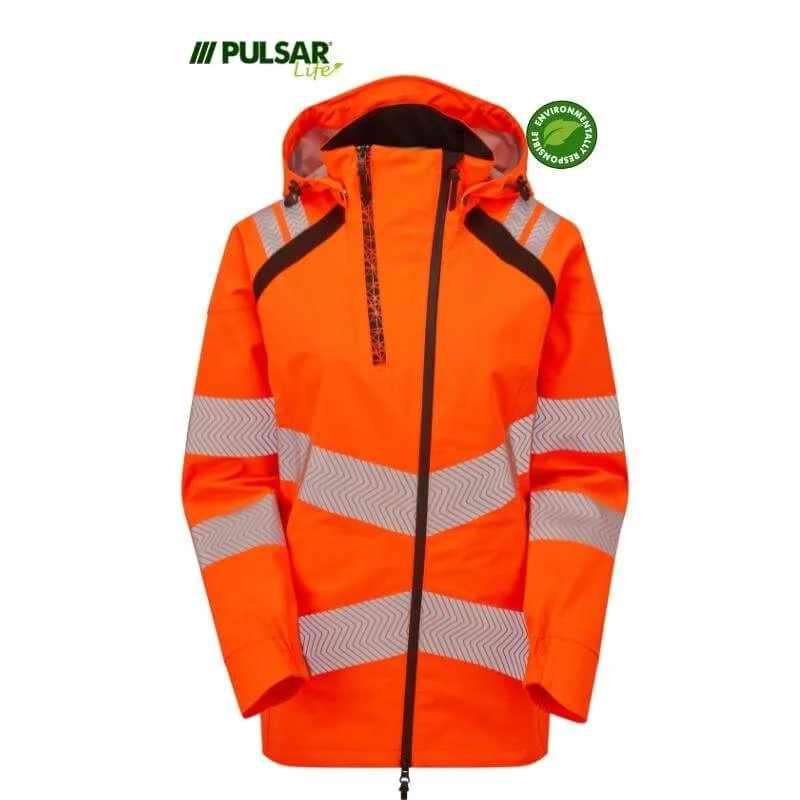 PULSAR Life Ladies Hi Vis Waterproof Shell Jacket Rail Spec LFE960 Denim Jacket Leather Jacket Suede Jacket PULSAR Life Ladies Hi Vis Waterproof Shell Jacket Rail Spec LFE960 Denim Jacket Leather Jacket Suede Jacket