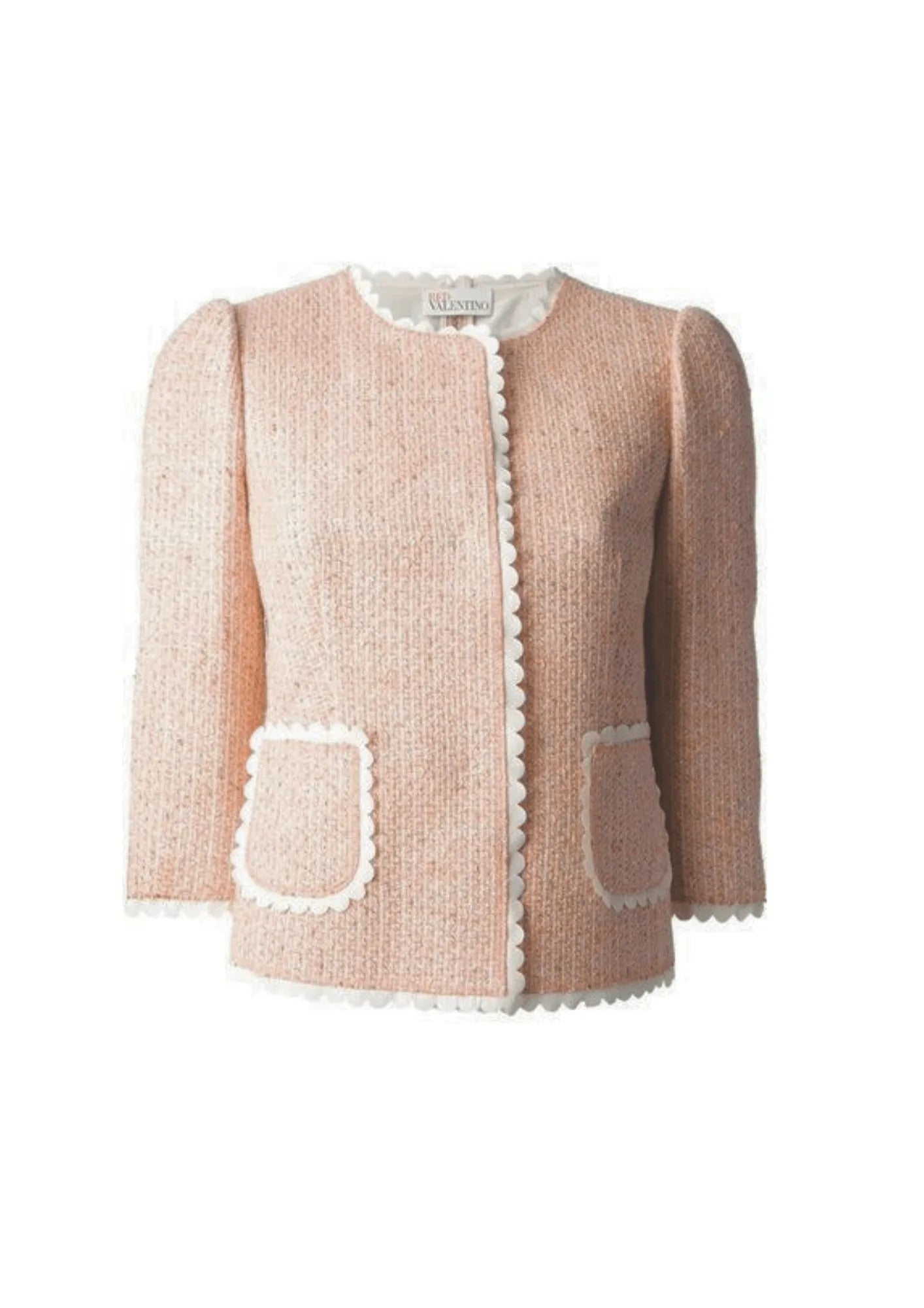 LIGHT PINK TWEED JACKET Nylon Jacket Polyester Jacket Spandex Jacket