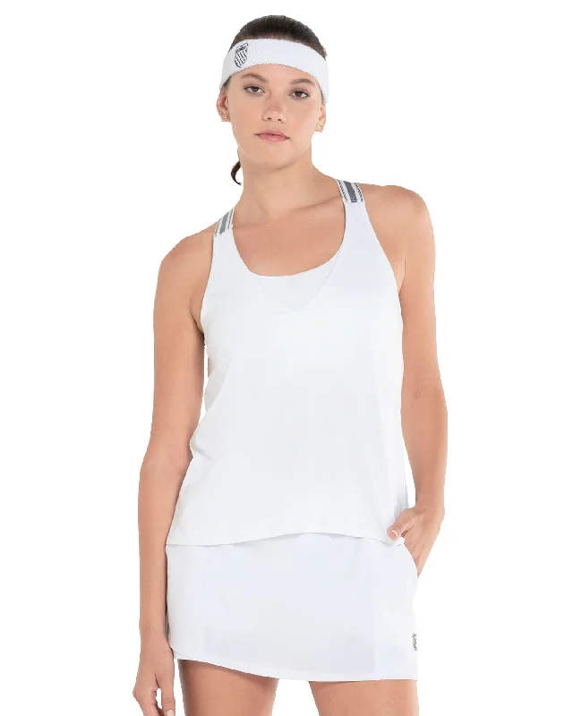 197694-100 | BRALETTE TANK | WHITE flexible tank top