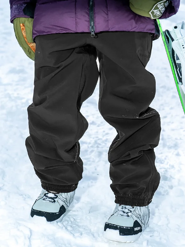Dust Up Bonded Pants - Black Soft Wool Pants
