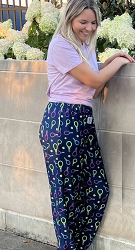 Tennis Racquet PJ Pants Modern Bootcut Pants