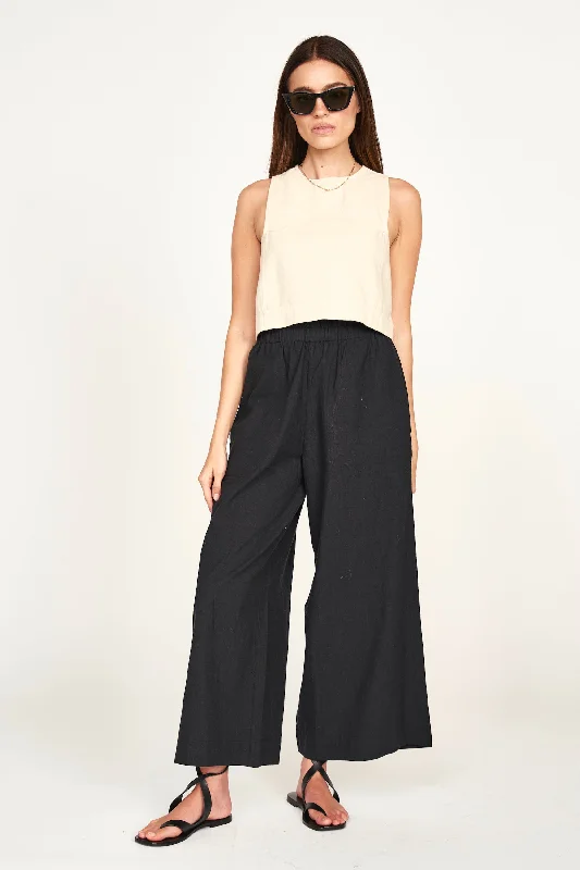 Mirth Pant in Black Cozy Maternity Pants
