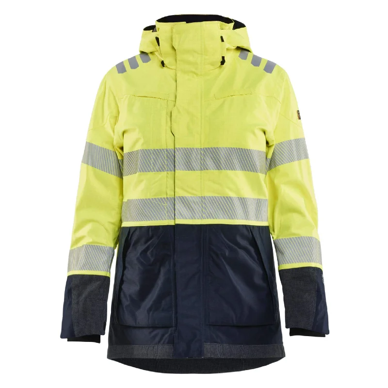 Blaklader 4449 Womens Multinorm Flame Retardant Waterproof Shell Jacket (44491532) One-Shoulder Jacket Off-the-Shoulder Jacket Asymmetrical Jacket Blaklader 4449 Womens Multinorm Flame Retardant Waterproof Shell Jacket (44491532) One-Shoulder Jacket Off-the-Shoulder Jacket Asymmetrical Jacket