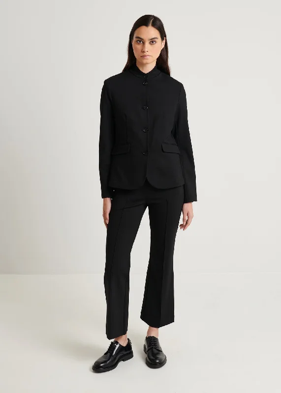 Ponte Flare Pant Cozy Fitted Pants