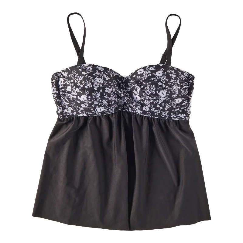 ACX Active Women's Tankini, Black and White Comfortable Tankini Set