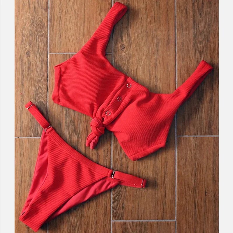 Brazilian Bandage Bikini | Push Up Bikini | Sexy Bikini | Two Piece Swimsuit | Beach Wear Bikini | Women Bathing Suit | Beachwear Swim Suit High-Waisted Swimwear
