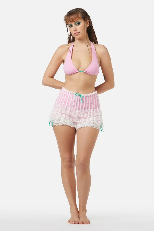 Crush On U Swim Bloomers Plunge Back Swimsuit