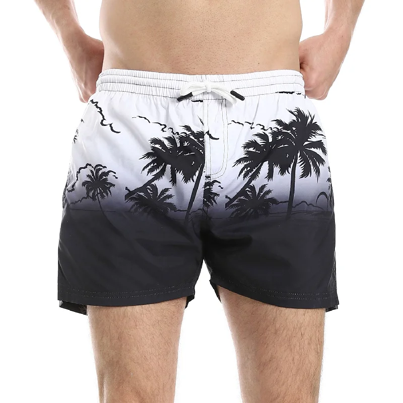 Elastic Waist Swim Shorts (267) - Pavone Floral Bikini Top