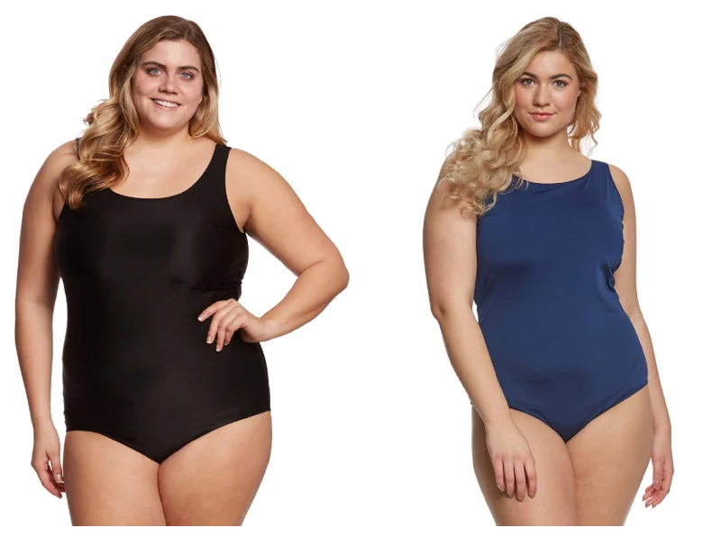 SPORTI Women's Plus Size Moderate Swimsuit SWCP020 $52 NWT Sporty Swimsuit Style