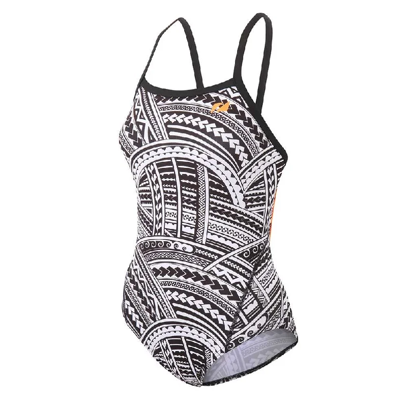 Strap Back Swim Suit - Kona Speed Bold Swimsuit Design