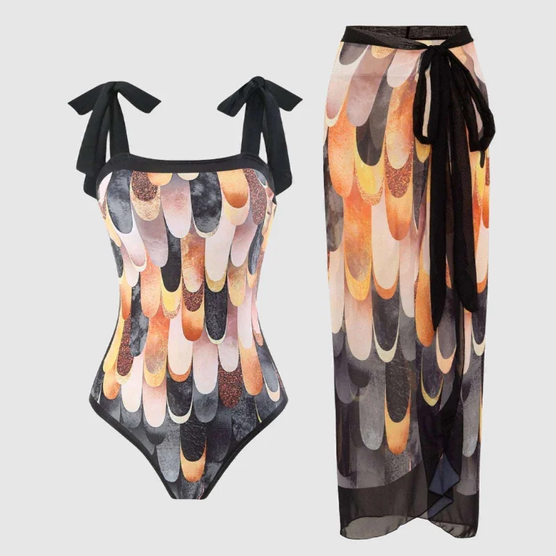 Y118 Black Feather Suit