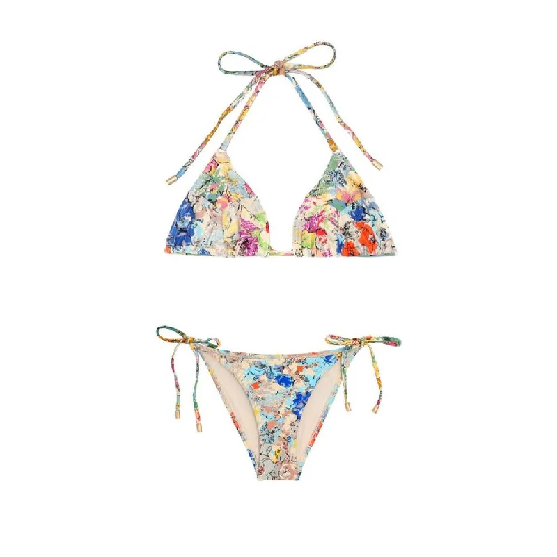 Zimmermann Multicolor  Swimwear Elegant Ruffled Bikini