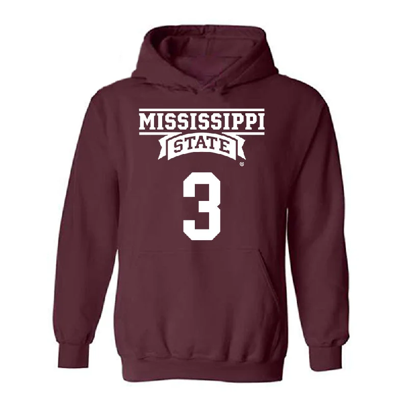 Mississippi State - NCAA Women's Basketball : Lauren Park-Lane - Classic Shersey Hooded Sweatshirt Hoodie with Oversized Fit Loose Comfortable Mississippi State - NCAA Women's Basketball : Lauren Park-Lane - Classic Shersey Hooded Sweatshirt Hoodie with Oversized Fit Loose Comfortable