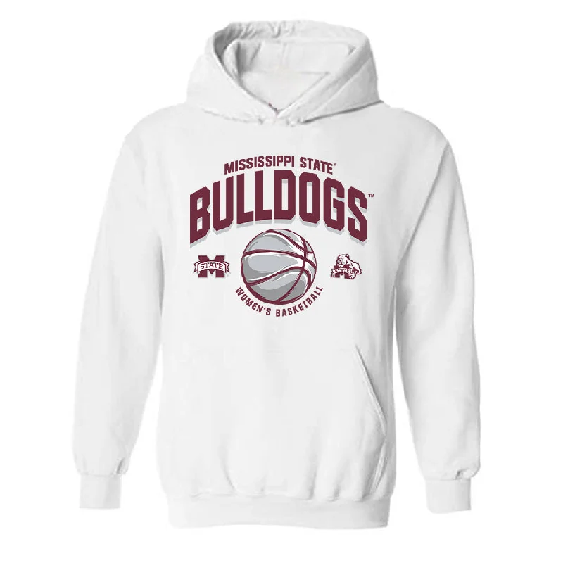 Mississippi State - NCAA Women's Basketball : Ramani Parker - Sports Shersey Hooded Sweatshirt Hoodie with Set-In Sleeves Structured Classic Mississippi State - NCAA Women's Basketball : Ramani Parker - Sports Shersey Hooded Sweatshirt Hoodie with Set-In Sleeves Structured Classic