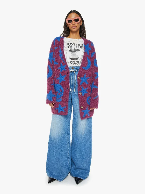 The Long Drop Cardigan Bell - Over The Moon Front Pockets Side Pockets Patch Pockets The Long Drop Cardigan Bell - Over The Moon Front Pockets Side Pockets Patch Pockets