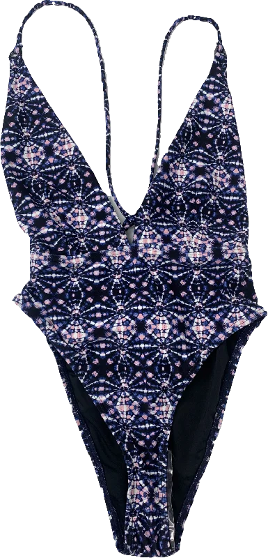 Topaz Multicoloured Isola Bella Ultimate Plunge One Piece Swimsuit UK XS High-Waisted Swim Bottoms Topaz Multicoloured Isola Bella Ultimate Plunge One Piece Swimsuit UK XS High-Waisted Swim Bottoms